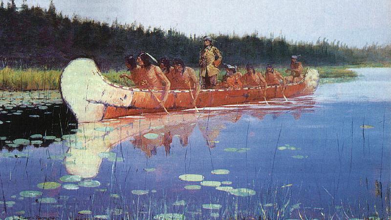 Frederick Remington Great Explorers Norge oil painting art